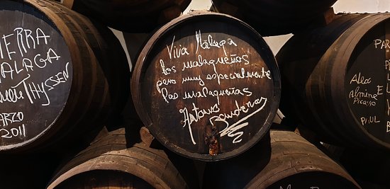 a barrel in the bar signed