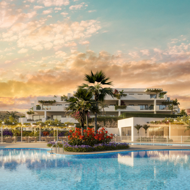 Amaranta Living Casares Golf, relaxed living and golf in exclusive apartments and penthouses.