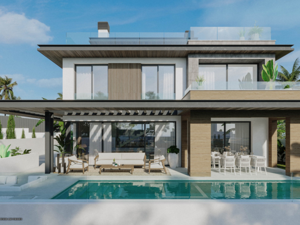 Bali Villas, exclusivity, sustainability, and luxury services in the privileged area of La Cala de Mijas.
