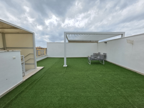 Beachside Duplex Penthouse for Sale in San Pedro with Large Solarium & Parking