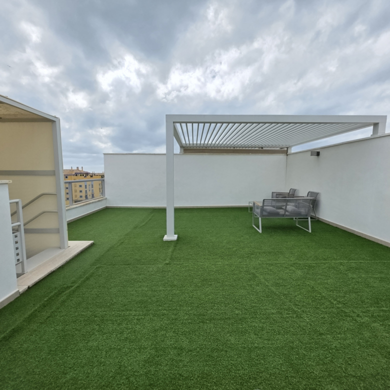 Beachside Duplex Penthouse for Sale in San Pedro with Large Solarium & Parking