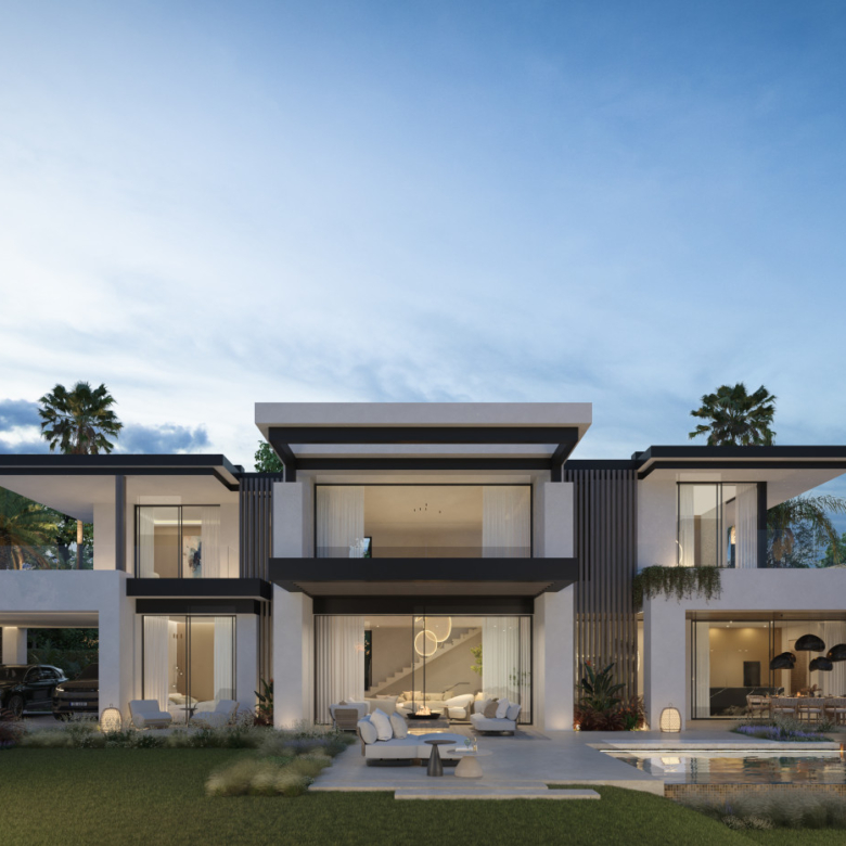 Blume, an exclusive boutique collection of 3 contemporary villas just steps from the beach, in one of Marbella’s most prestigious residential areas.