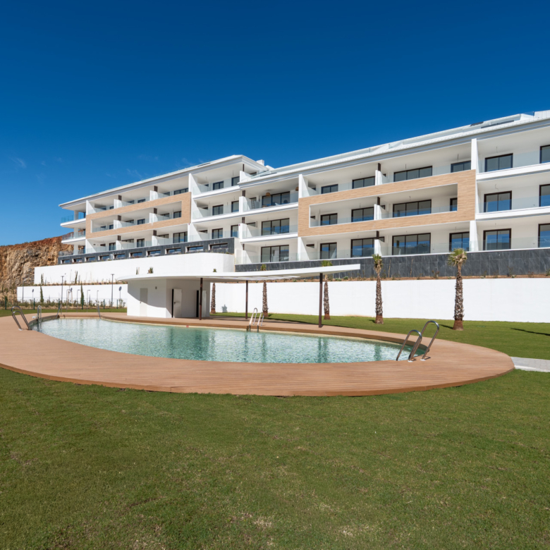 Brand New 2-Bedroom Apartment with Pool & Coastline Views