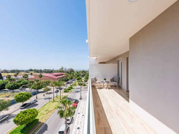 Brand New Luxury Corner Apartment mit Meerblick in Nueva Andalucia, Marbella