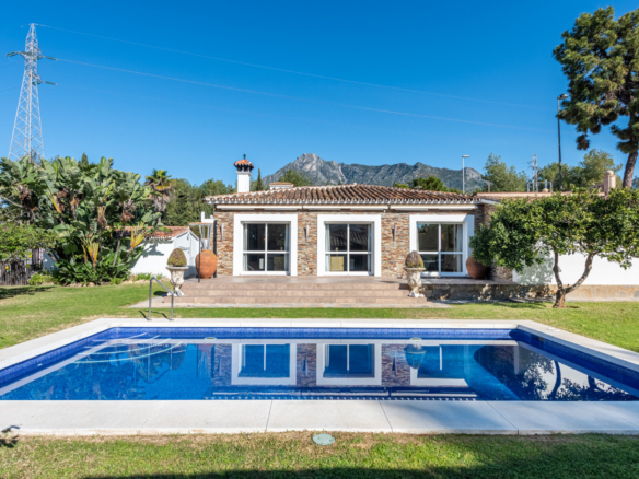 Einstöckige Villa an der Goldenen Meile von Marbella!