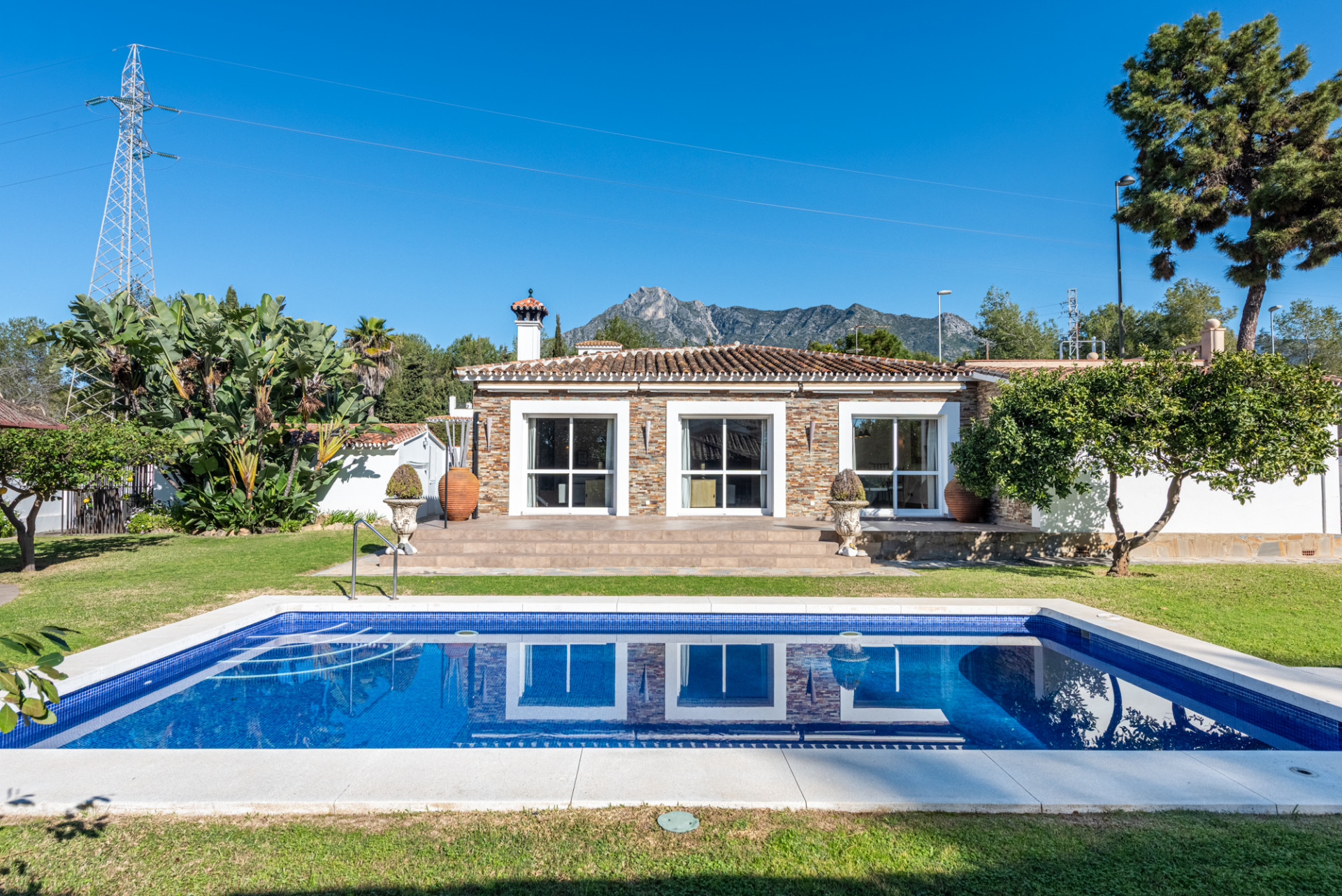 Einstockige Villa an der Goldenen Meile von Marbella