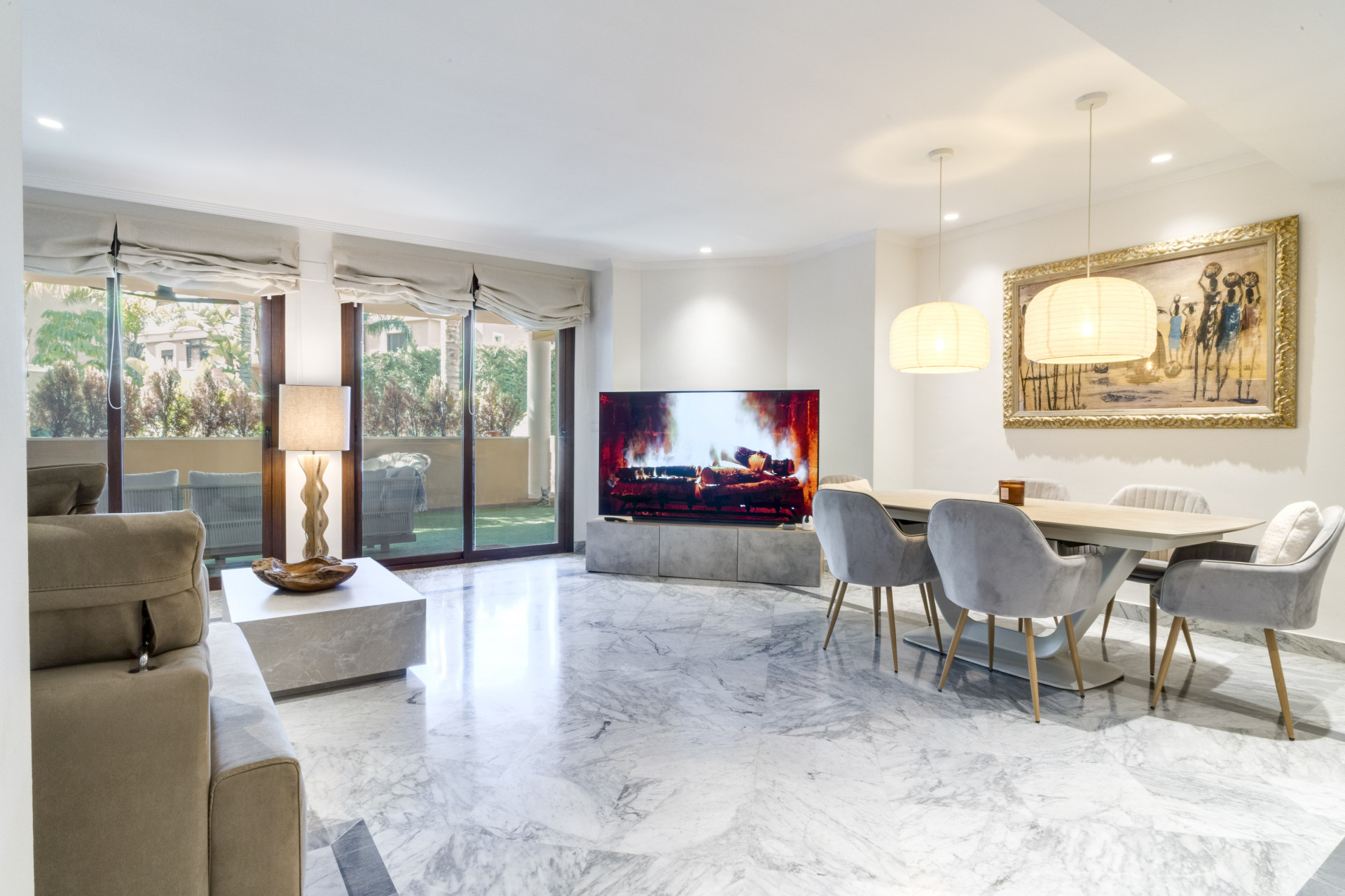 Elegante Erdgeschosswohnung in La Quinta del Virrey Marbella Goldene Meile