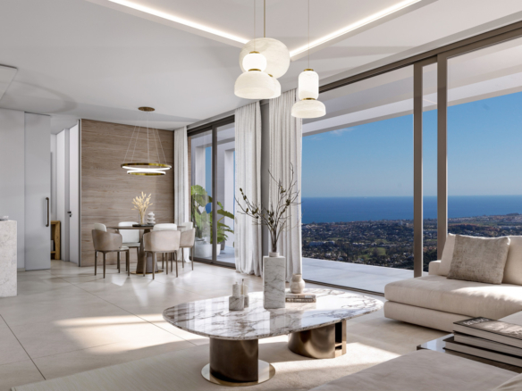 Exclusive Villa in El Real de la Quinta with lake and sea views.
