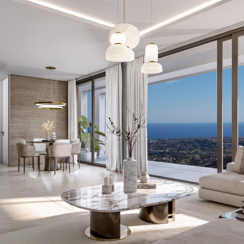 Exclusive Villa in El Real de la Quinta with lake and sea views.
