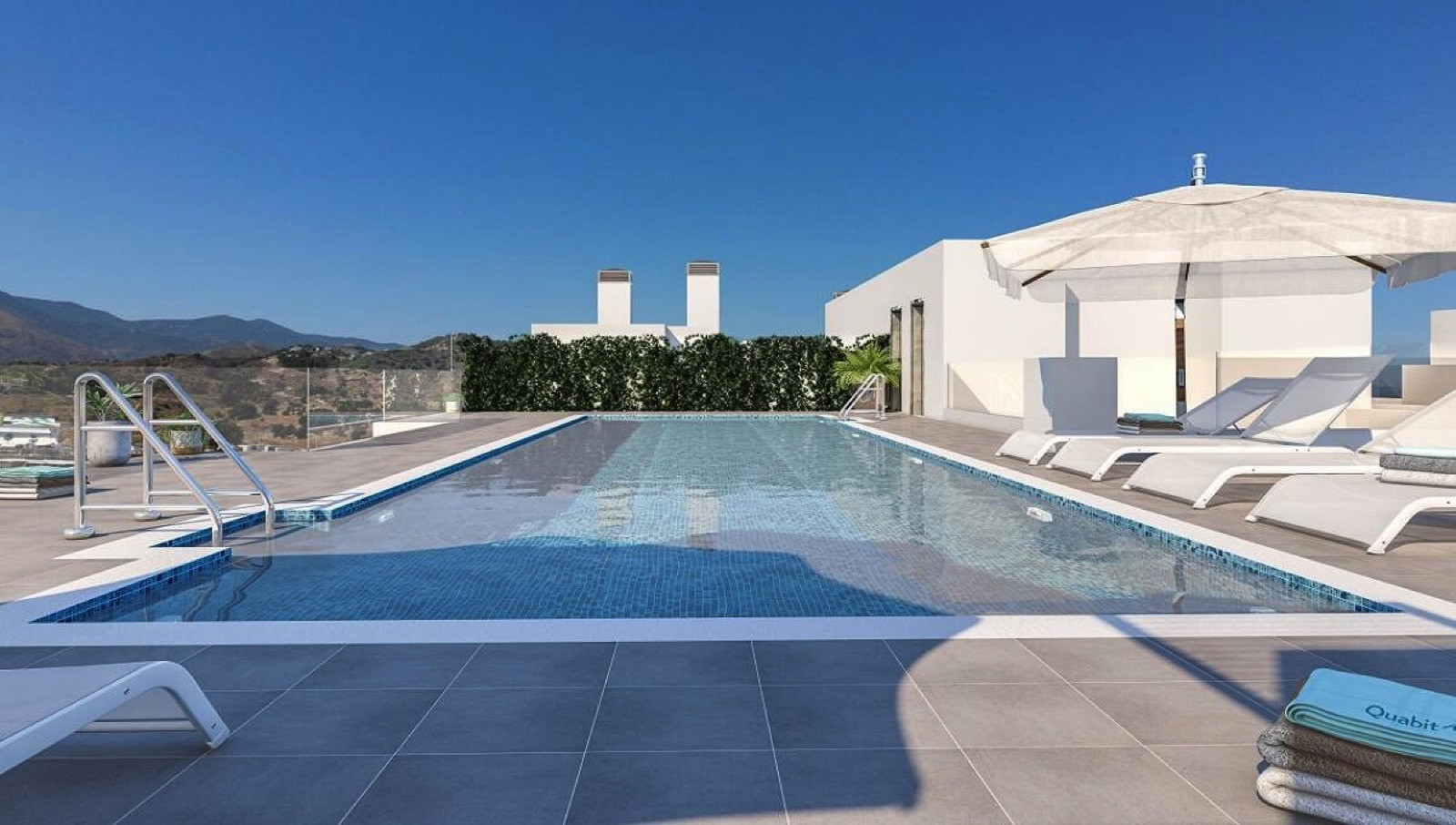 Exclusive new build duplex penthouse with a private solarium and breathtaking panoramic views