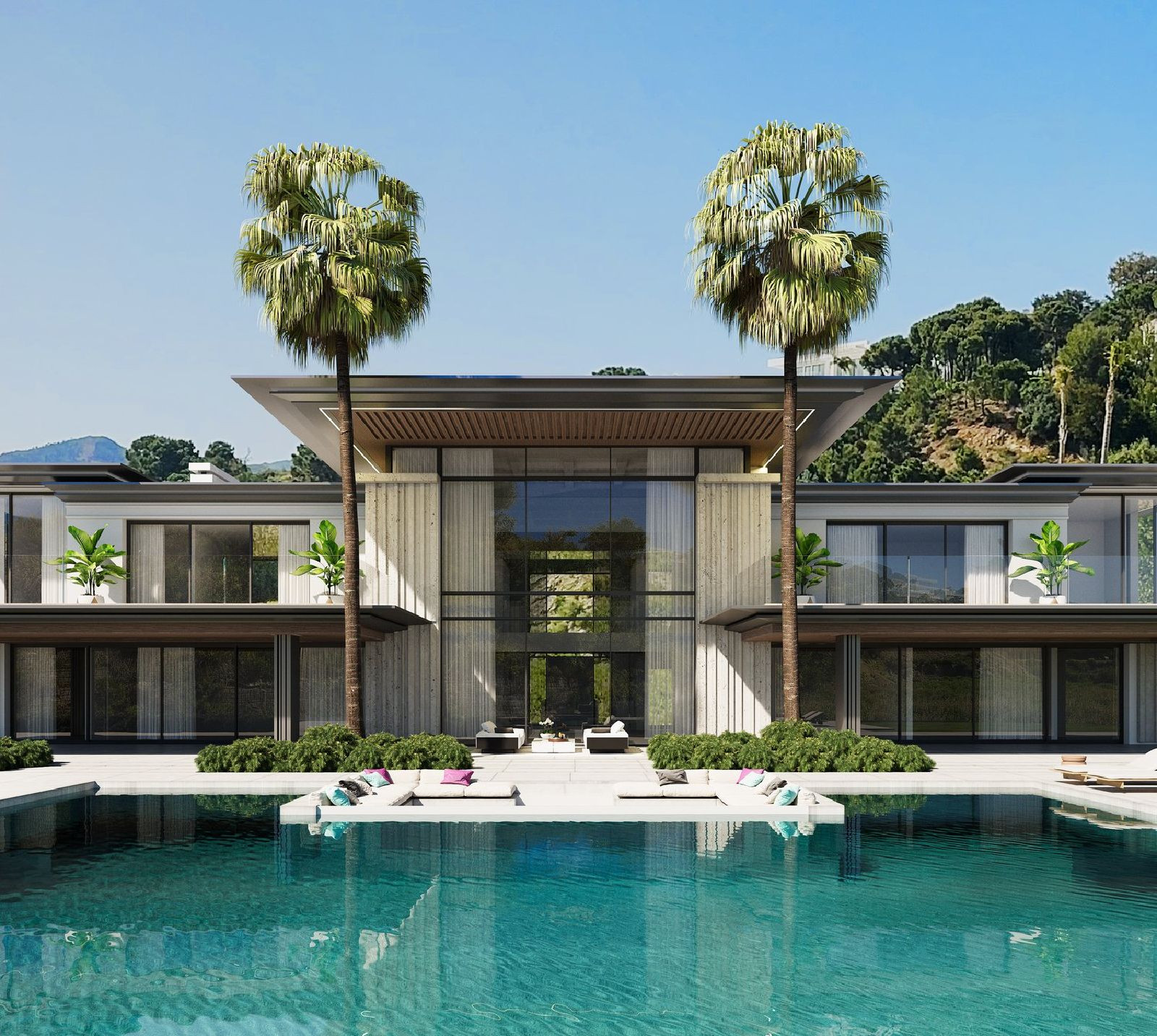 Exquisites Sechs Schlafzimmer Villa Projekt im Marbella Club Golf Resort mit atemberaubendem Panoramablick auf das Meer