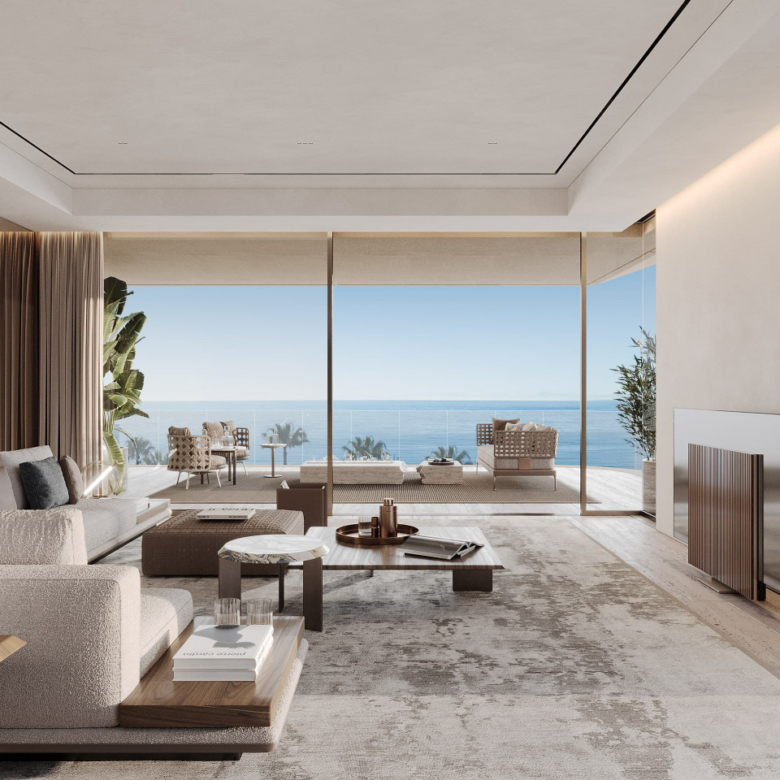 Fully Serviced 4-Bedroom Luxury Apartment for Sale in Tyrian, Estepona – Frontline Beach