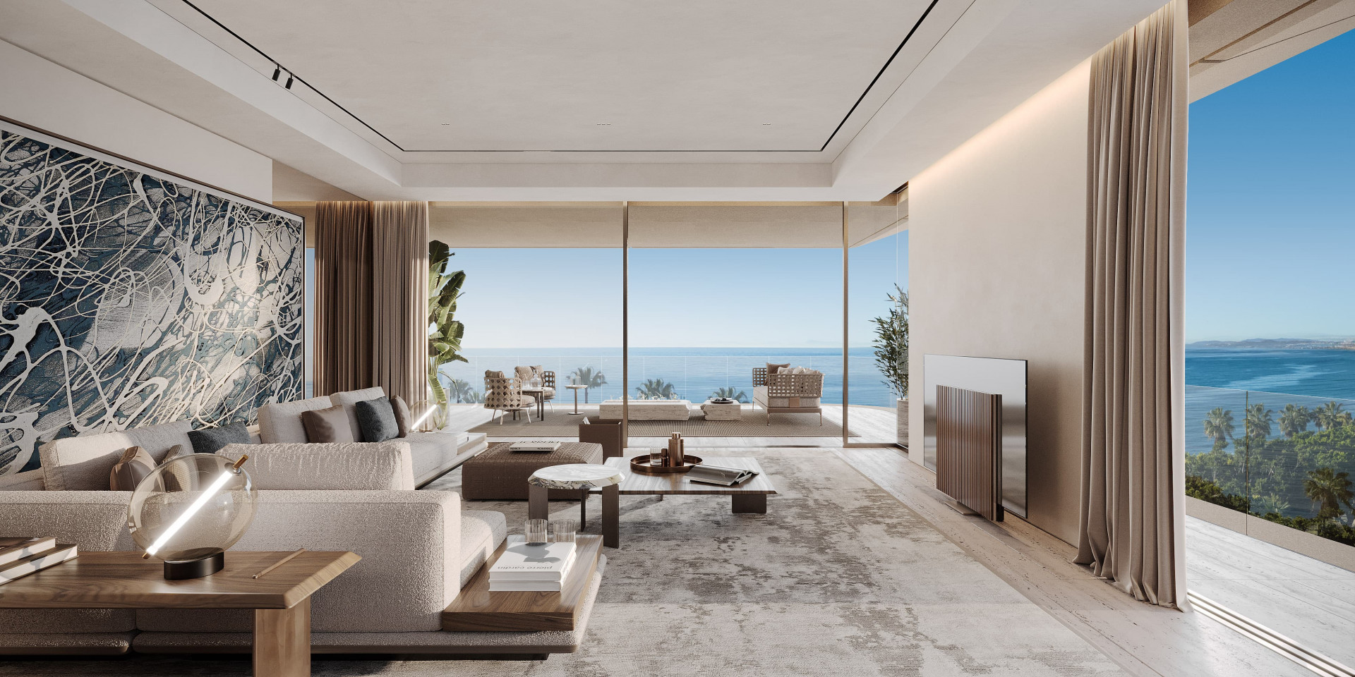 Fully Serviced 4-Bedroom Luxury Apartment for Sale in Tyrian, Estepona – Frontline Beach