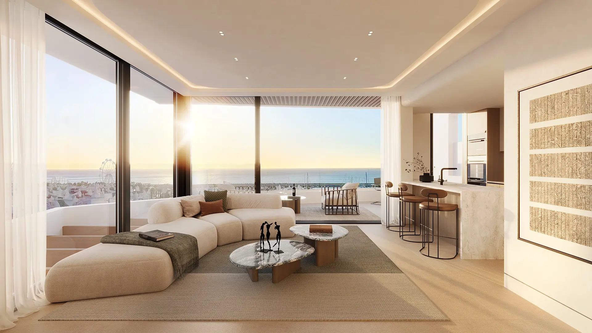Homes caressed by the Mediterranean breeze