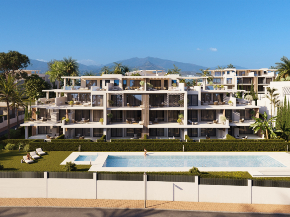 Luxury Development of Apartments & Penthouses Walking Distance to the Beach