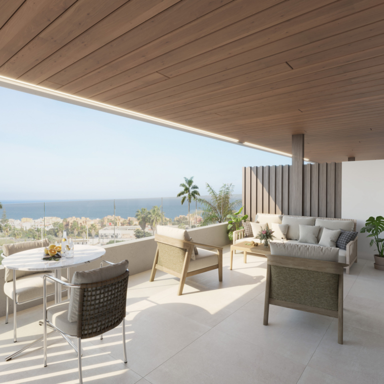 Modern New-Build Apartment with Sea Views in Los Hidalgos, Manilva