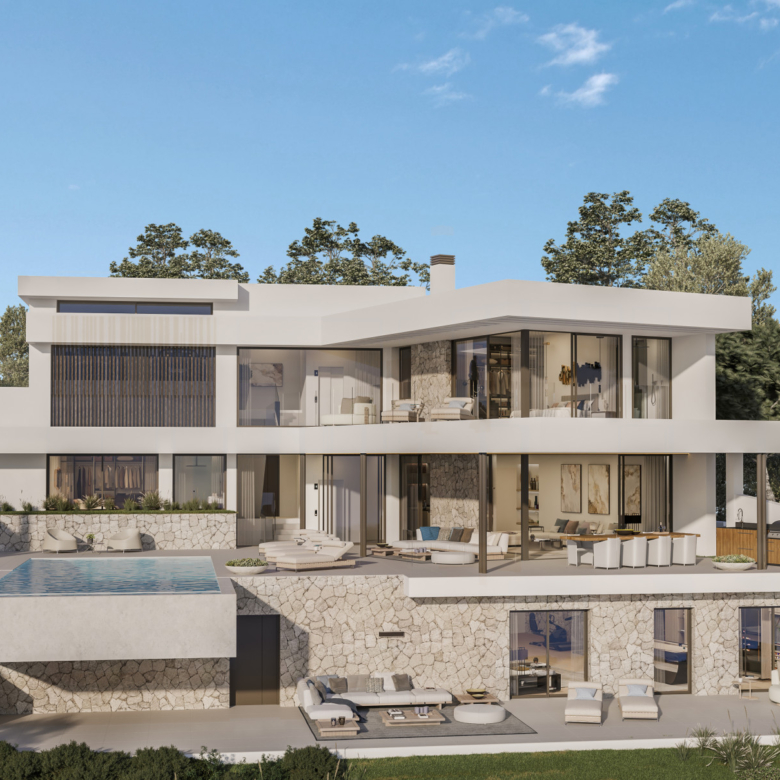 Modern new build villa for sale in Mijas Costa, South Spain