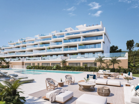 Pure Sun Residences, modern design apartments and penthouses in Manilva