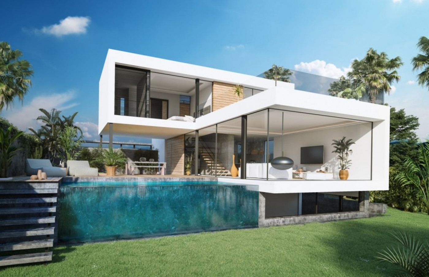STRIKING 4 BEDROOM CONTEMPORARY VILLA EL CAMPANARIO ESTEPONA