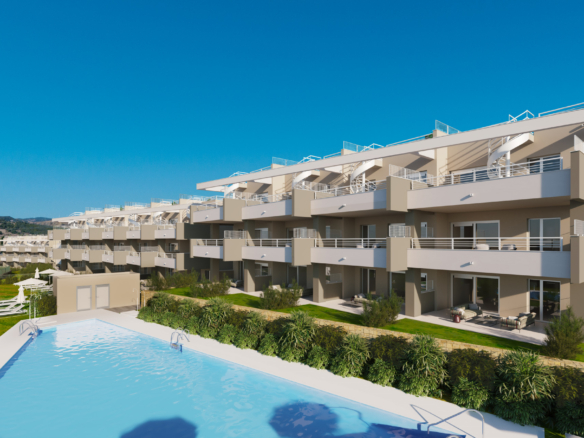 Sunny Golf, modern frontline golf apartments and penthouses in Estepona.