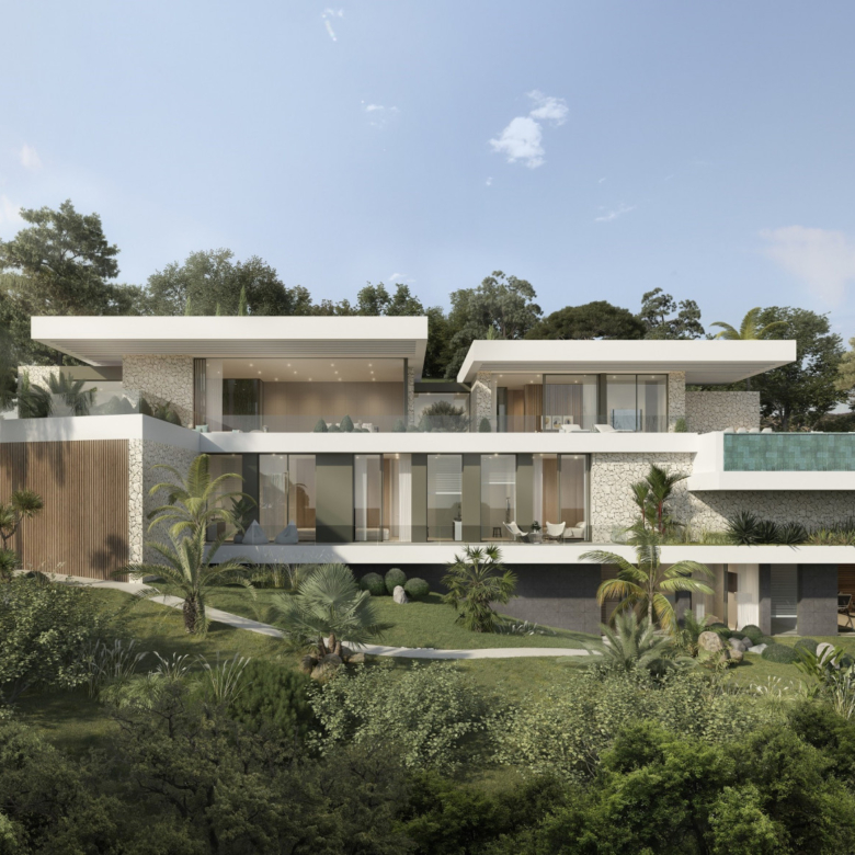 Villa with sea and mountain views for sale in La Reserva de la Cala Golf