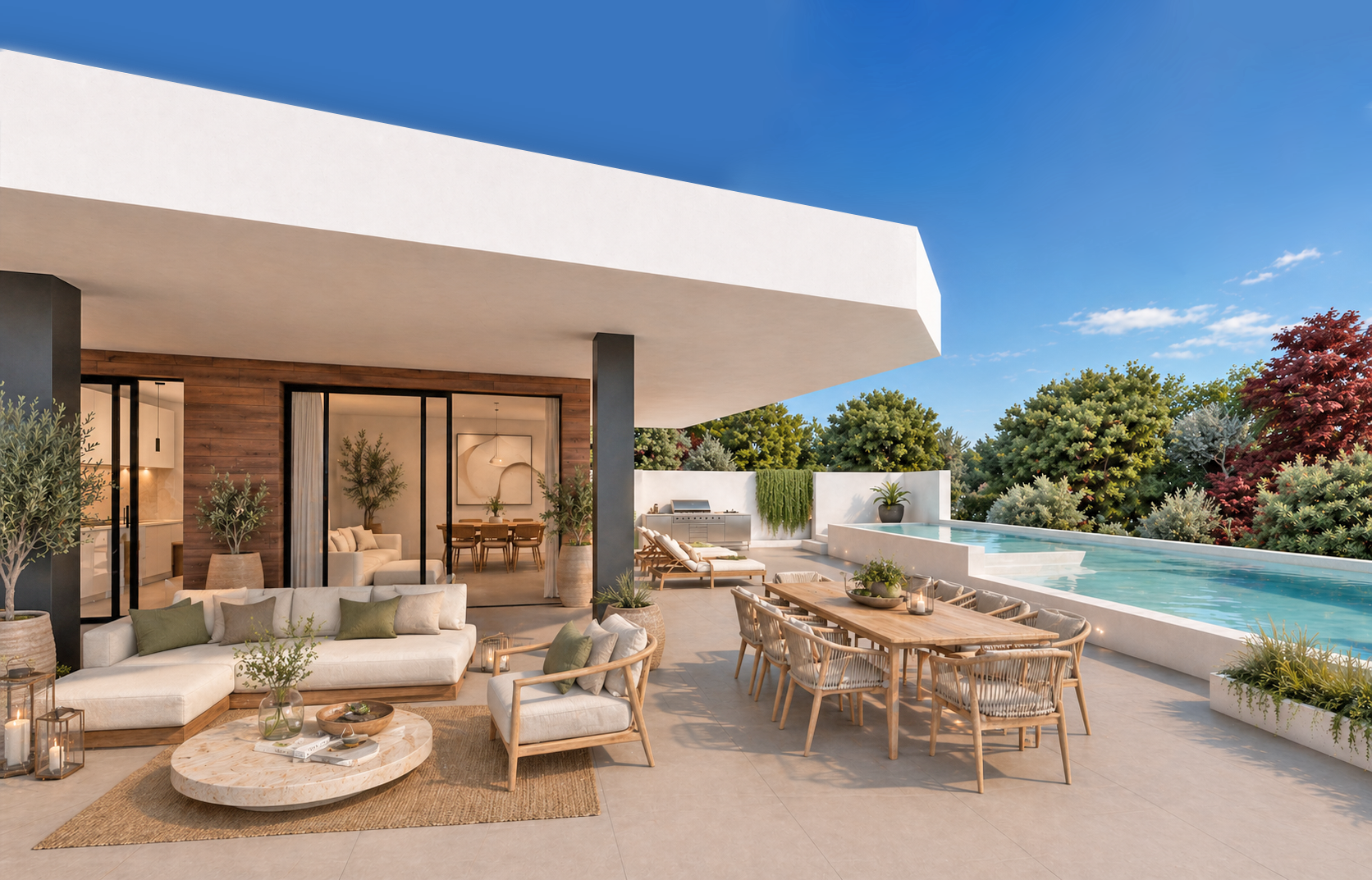 3 bedroom penthouse with sea views
