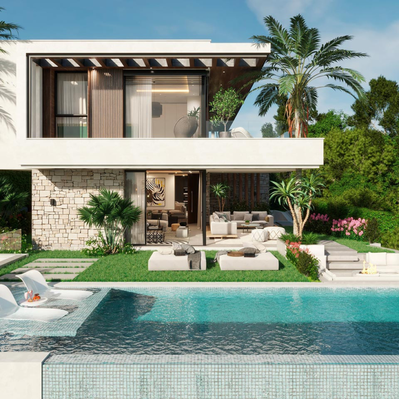 7 Diamond Villas, luxury and sea views in Benalmádena.