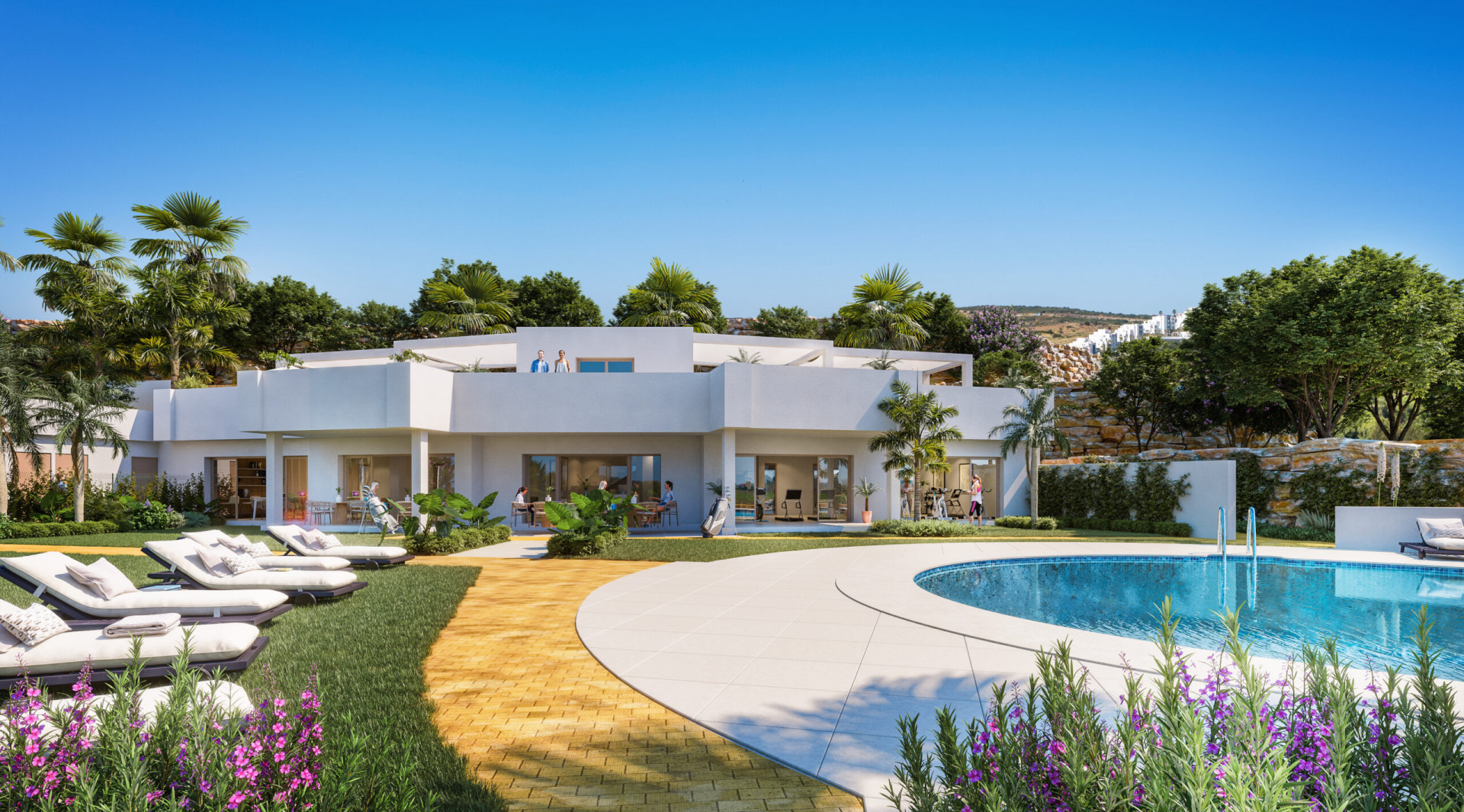 Aby Estepona apartments and duplex penthouses in a privileged location