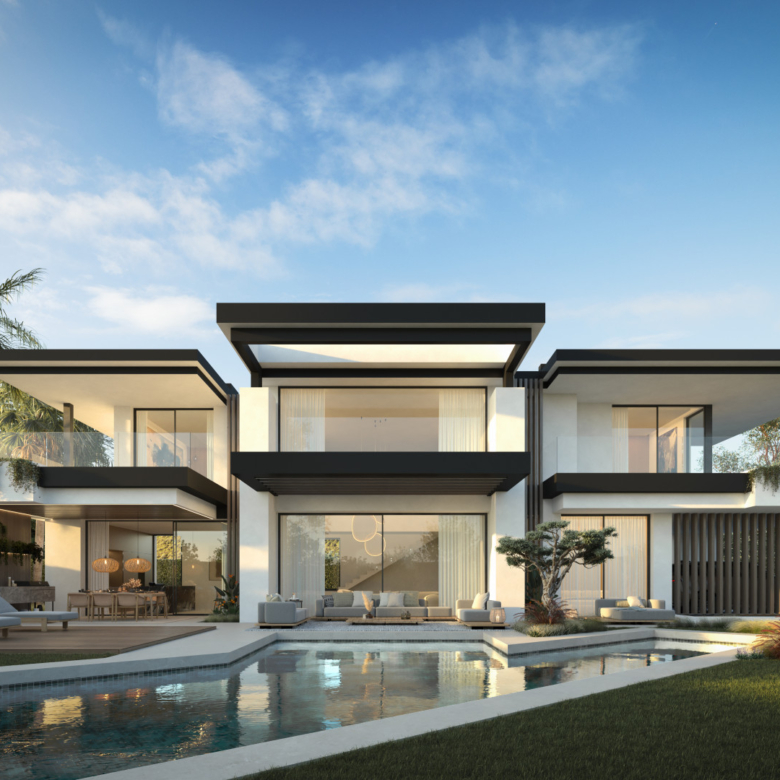 Blume, an exclusive boutique collection of 3 contemporary villas just steps from the beach, in one of Marbella’s most prestigious residential areas.