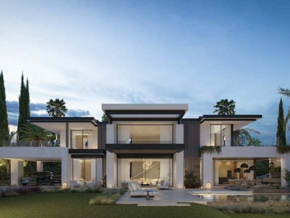 Blume, an exclusive boutique collection of 3 contemporary villas just steps from the beach, in one of Marbella’s most prestigious residential areas.
