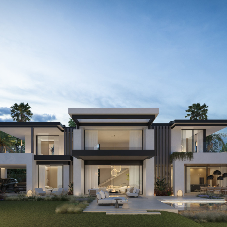 Blume, an exclusive boutique collection of 3 contemporary villas just steps from the beach, in one of Marbella’s most prestigious residential areas.