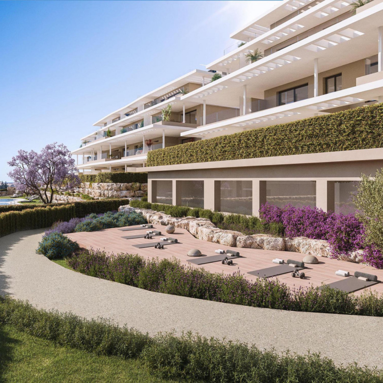 Capri, elegant apartments and penthouses overlooking the Mediterranean sea in Estepona