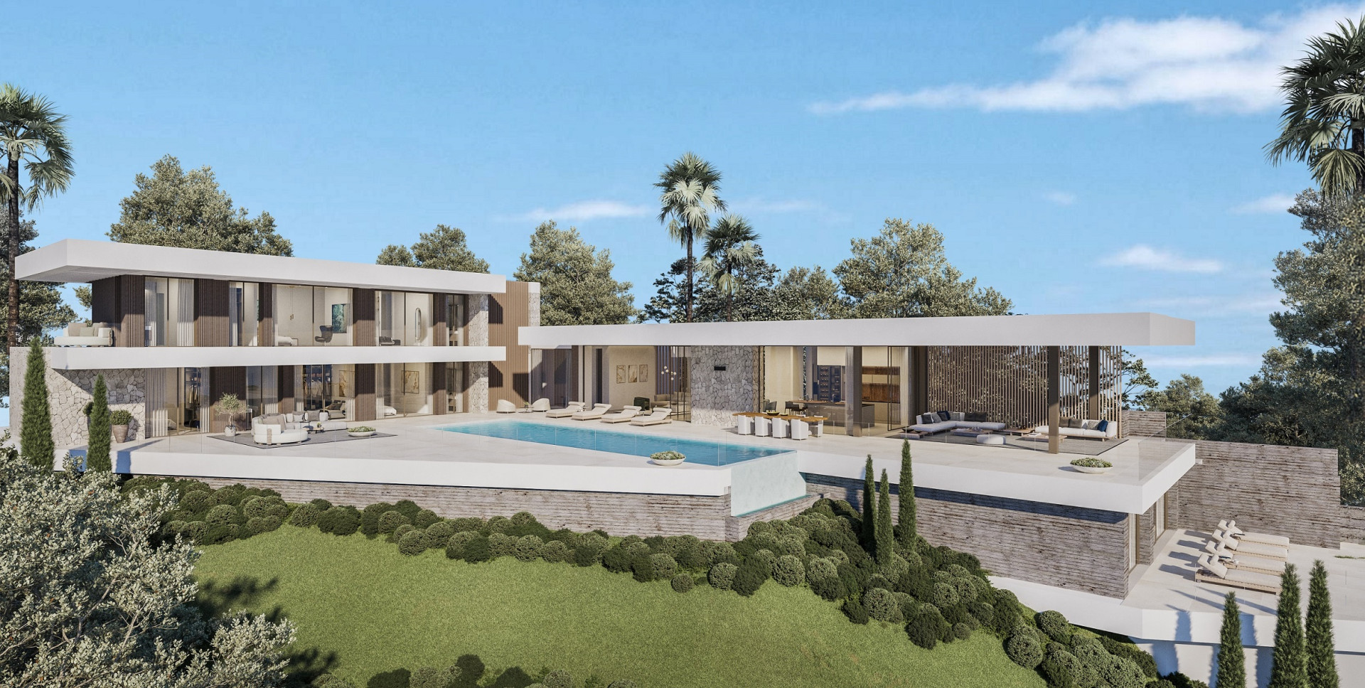 Contemporary luxury villa for sale in La Cala Golf Mijas Malaga Spain