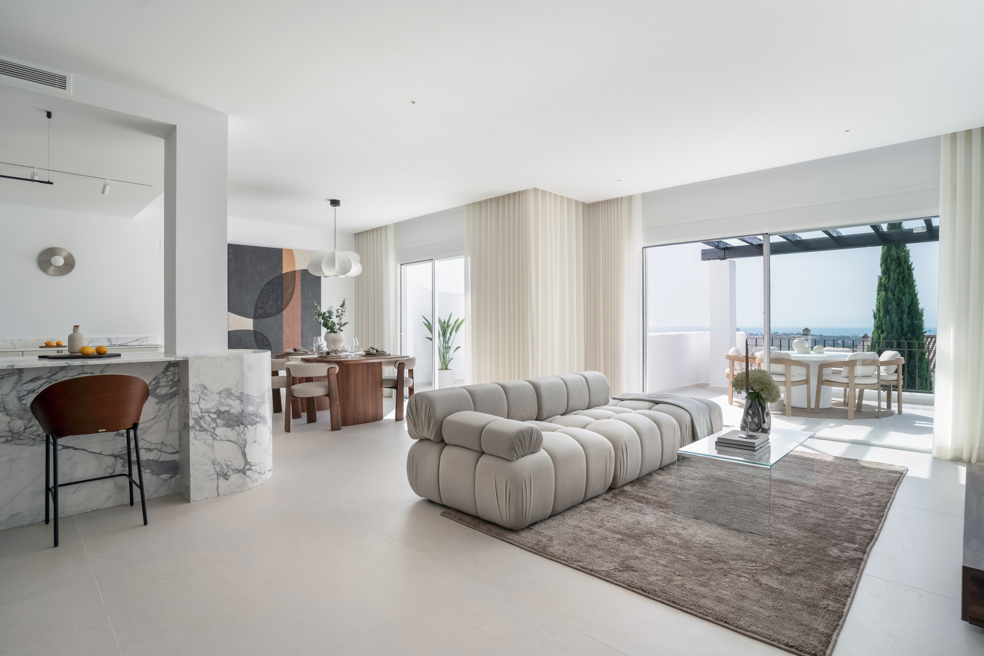 Corner Duplex Penthouse with Sea Views