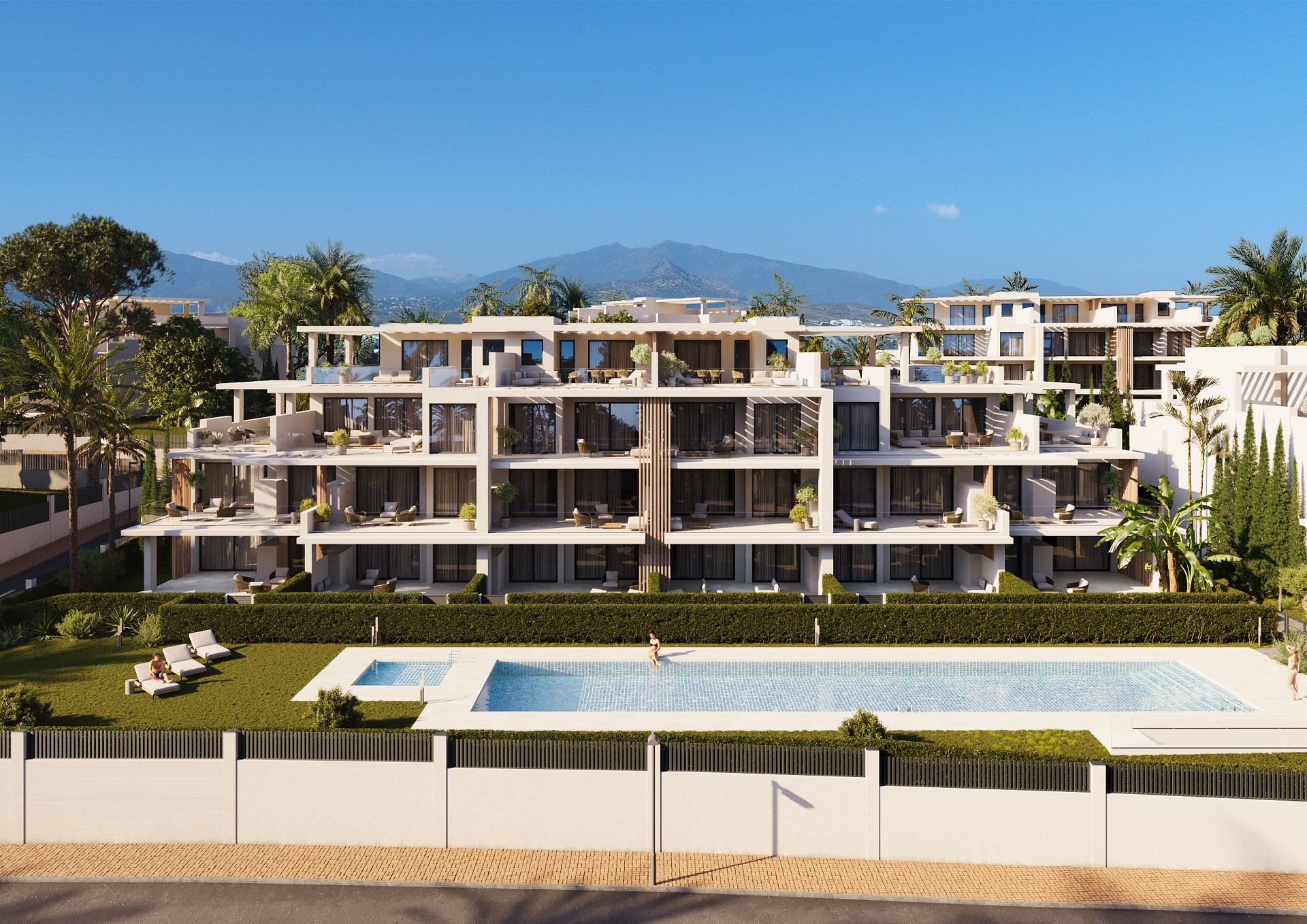 Luxury Development of Apartments & Penthouses Walking Distance to the Beach