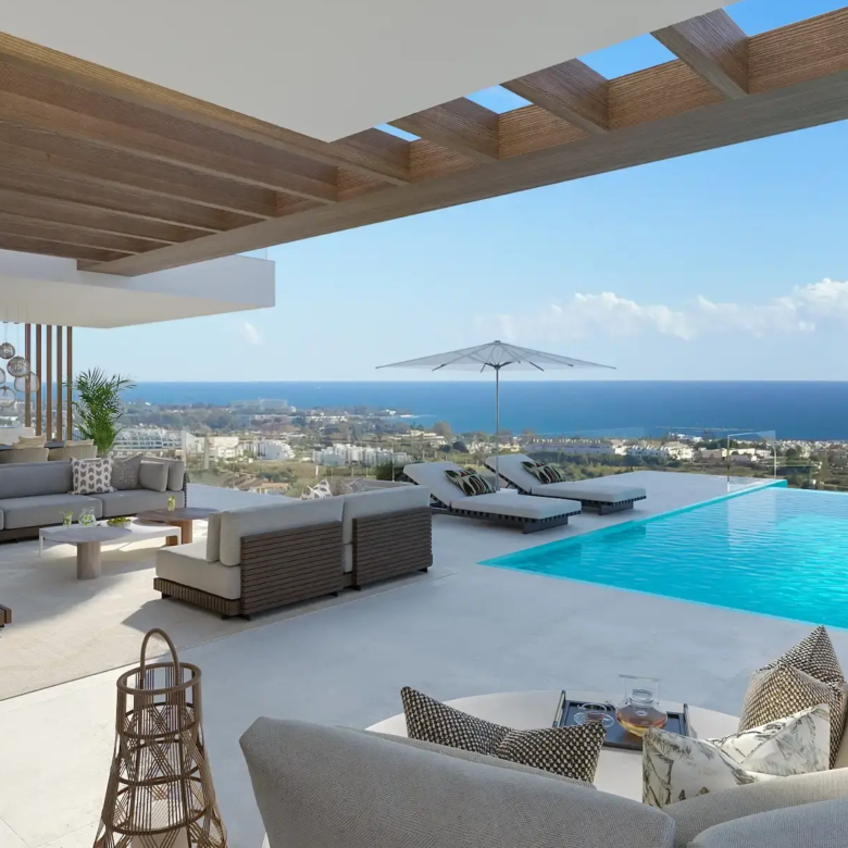 Luxury villas in a tranquil setting