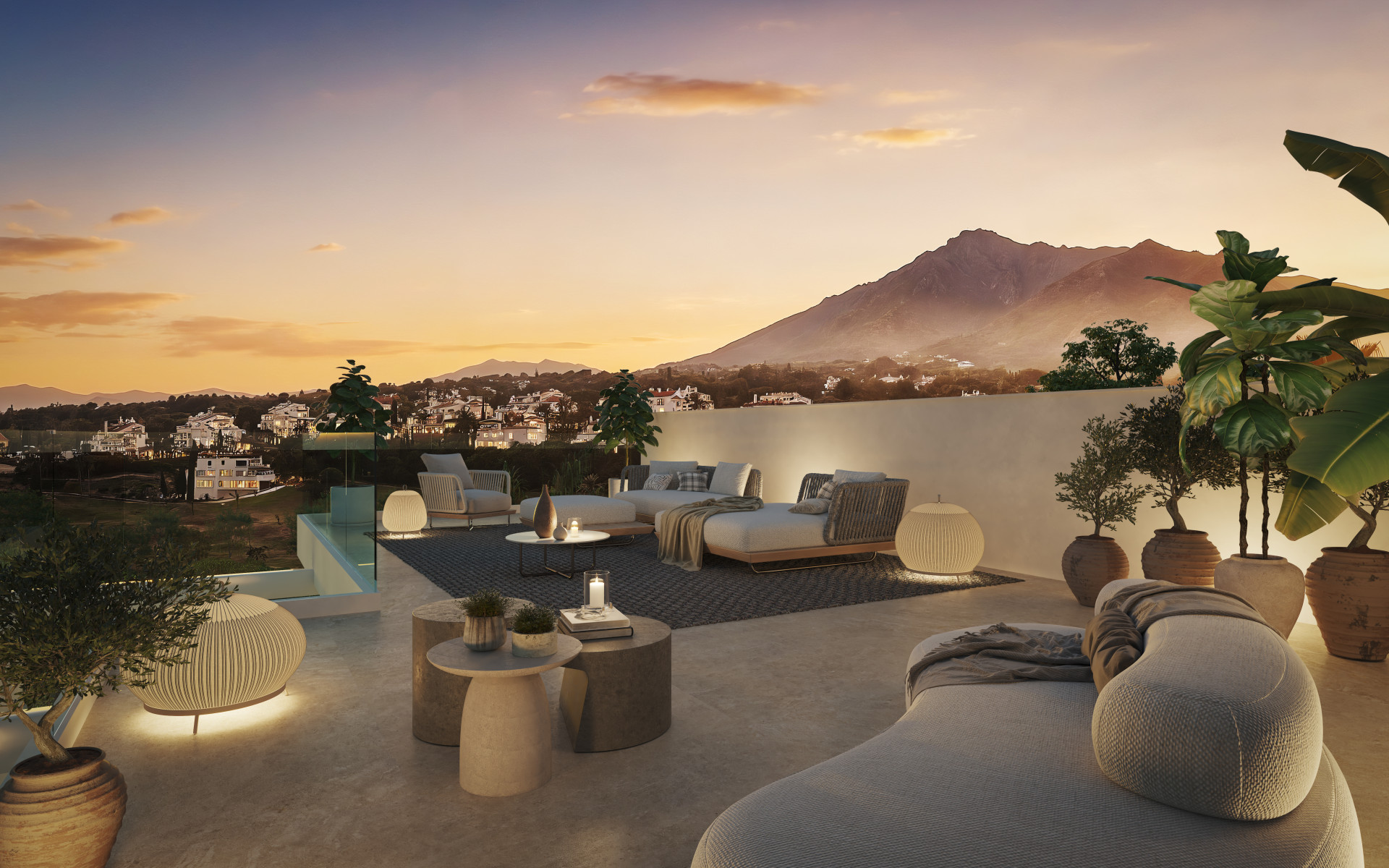 Luxusvilla in Marbella im Stadtteil Valdeolletas mit privatem Pool und Panoramablick auf das Meer 11