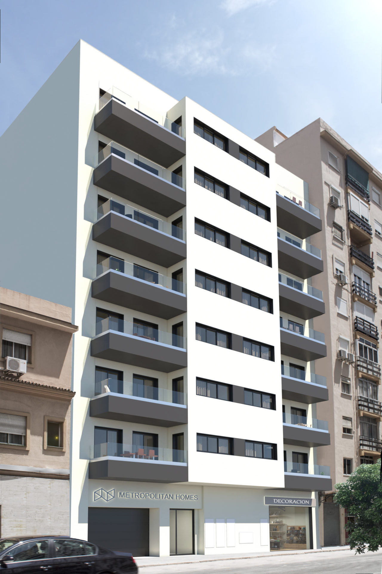 Metropolitan Homes apartments with everything at reach in Malaga city
