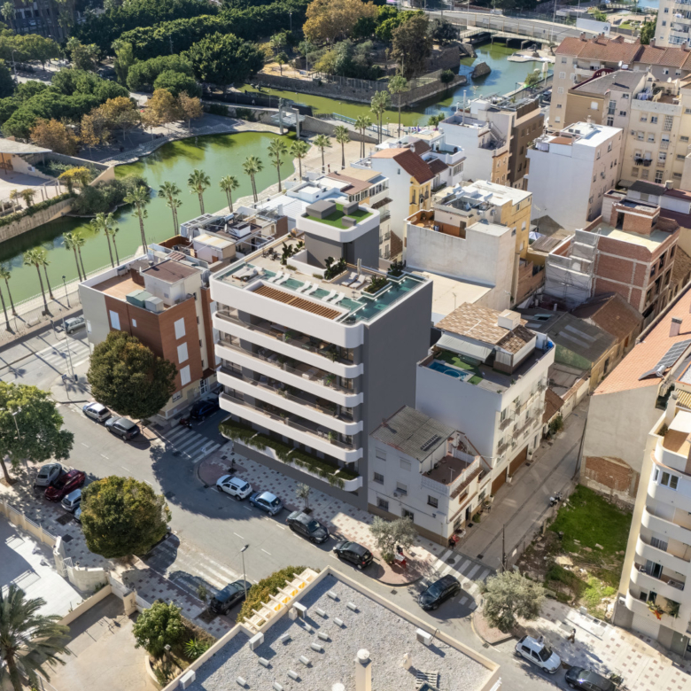 Milabeka, an exclusive boutique development of 10 contemporary residences just 200 metres from the beach in Málaga.