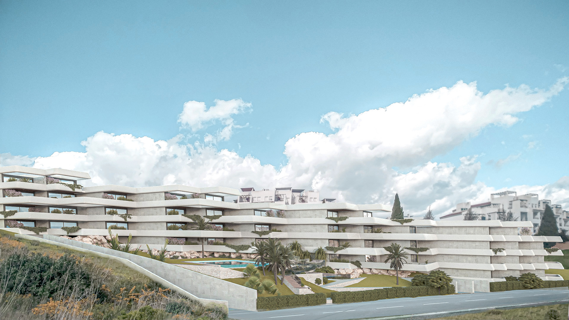 New Build Apartment with Sea Views. Privileged Location