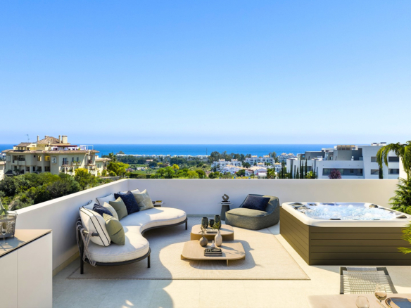 New project in the New Golden Mile with spectacular sea views