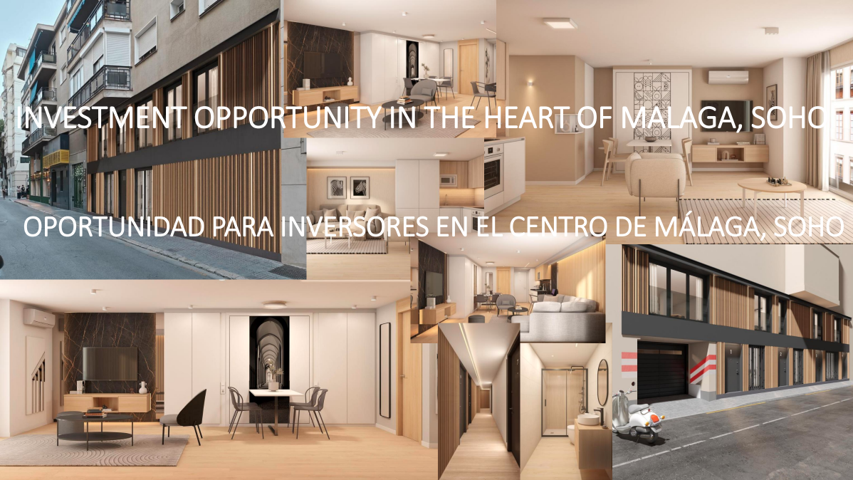 OPORTUNIDAD ÚNICA | Proyecto de 11 Viviendas / Turístico en el Corazón del Soho, Málaga