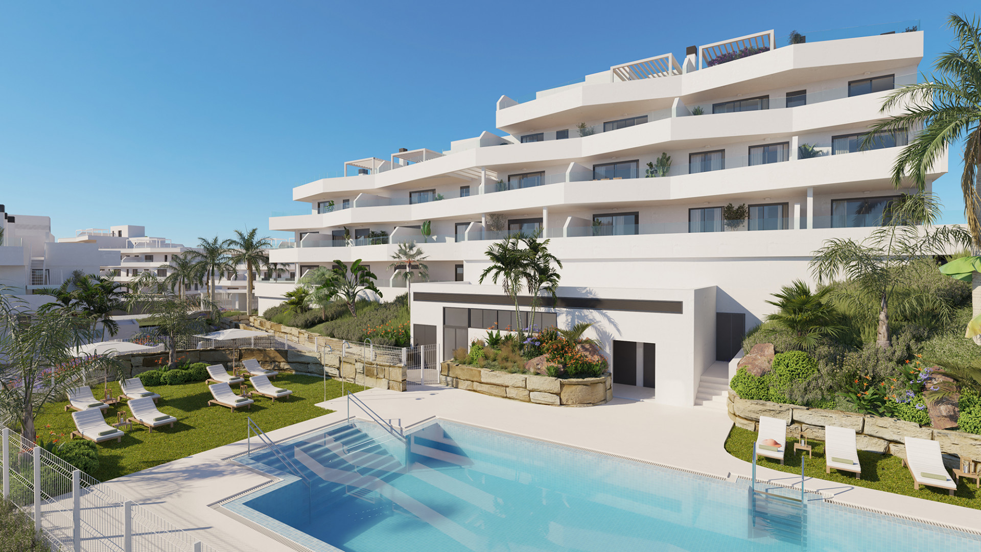 One80 Collection elegant apartment complex with unique sea views in Estepona