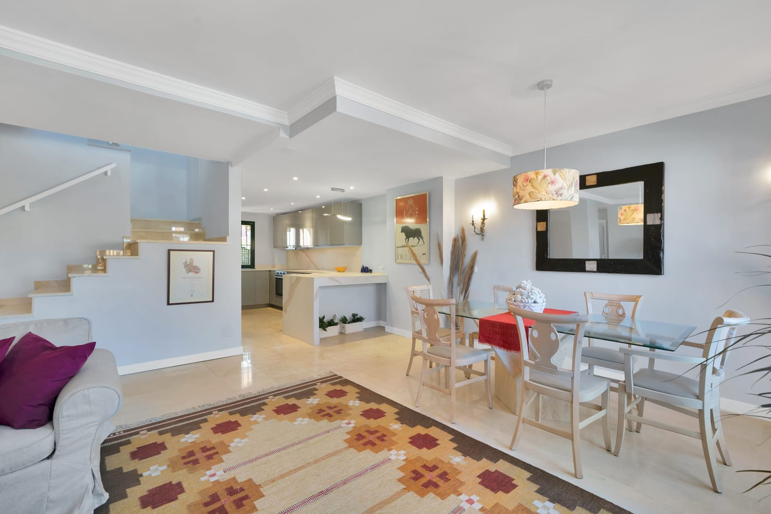 Renoviertes Duplex Penthouse mit Meerblick in Luna Blanca Golf