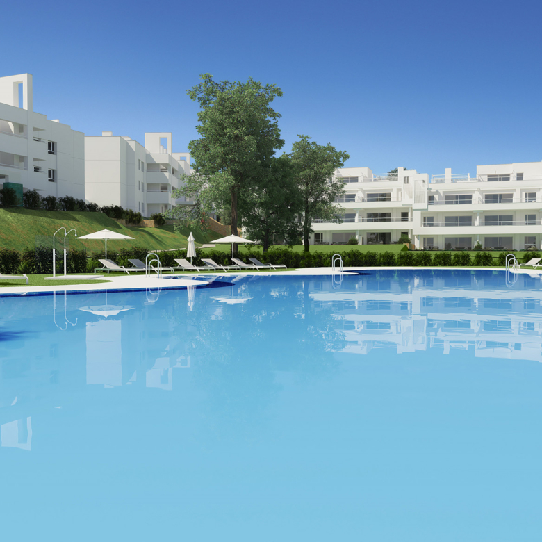 Solana Village, contemporary apartments and penthouses for golf lovers at La Cala Golf Resort in Mijas
