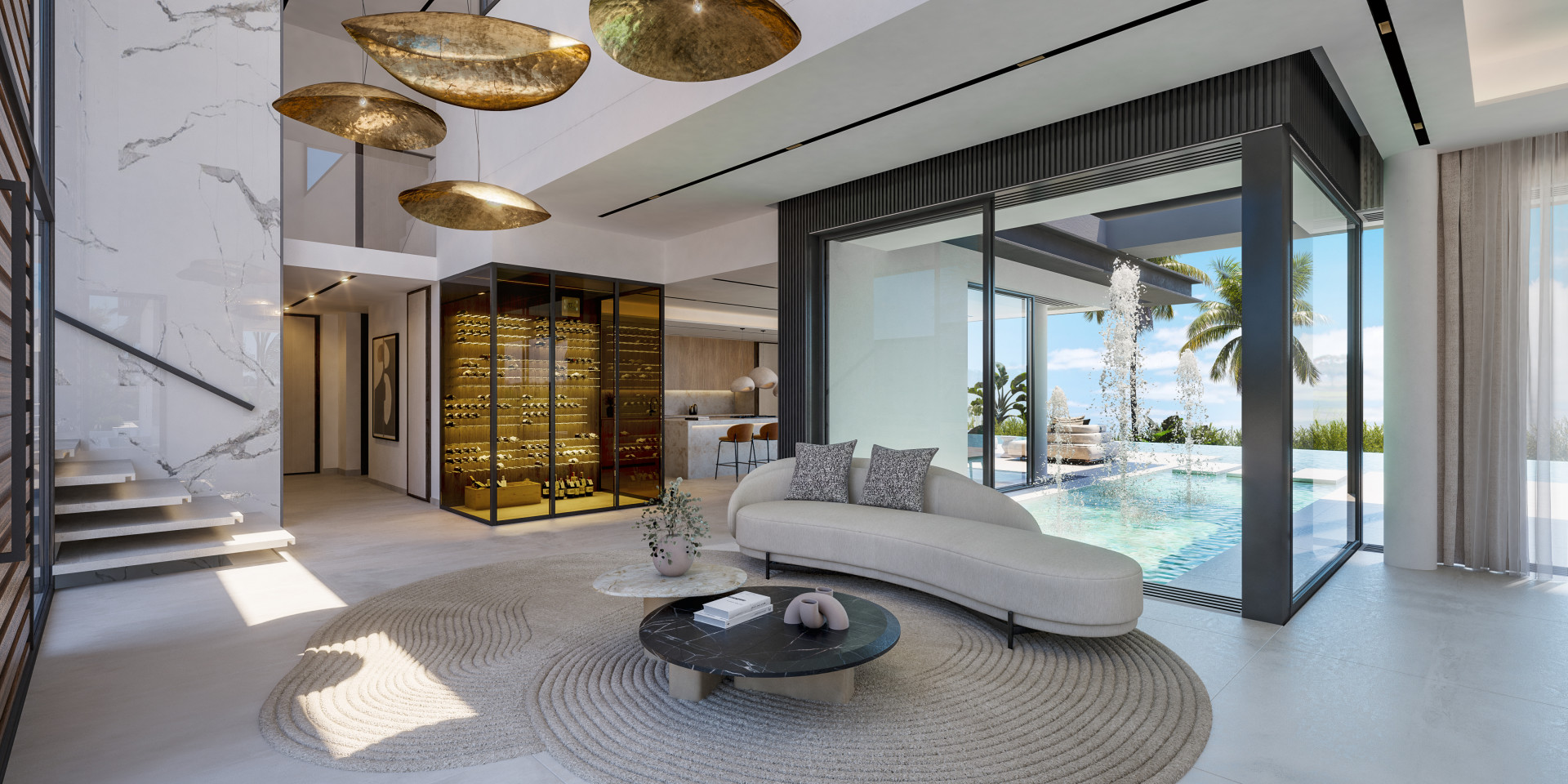 Excepcionales villas idénticas en construcción en parcelas excepcionales en El Paraíso