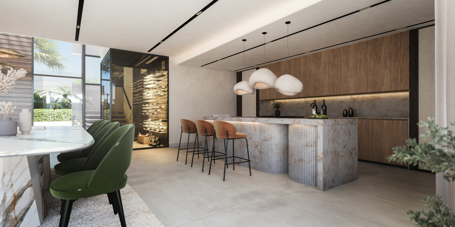 Excepcionales villas idénticas en construcción en parcelas excepcionales en El Paraíso
