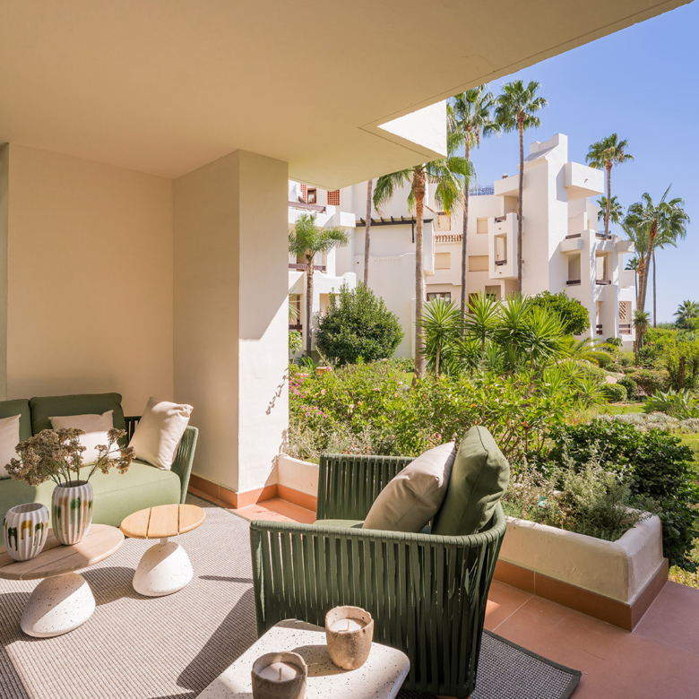 Strandnahe Erdgeschosswohnung in Bahía del Velerín