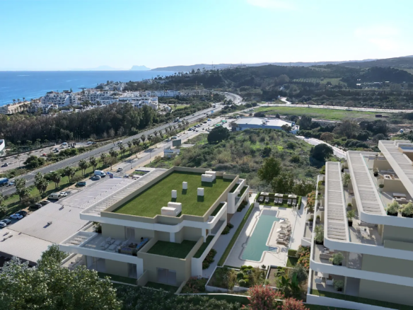 The sea as scenery, luxury as style