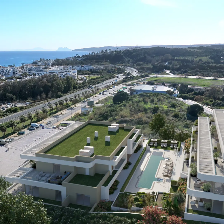 The sea as scenery, luxury as style